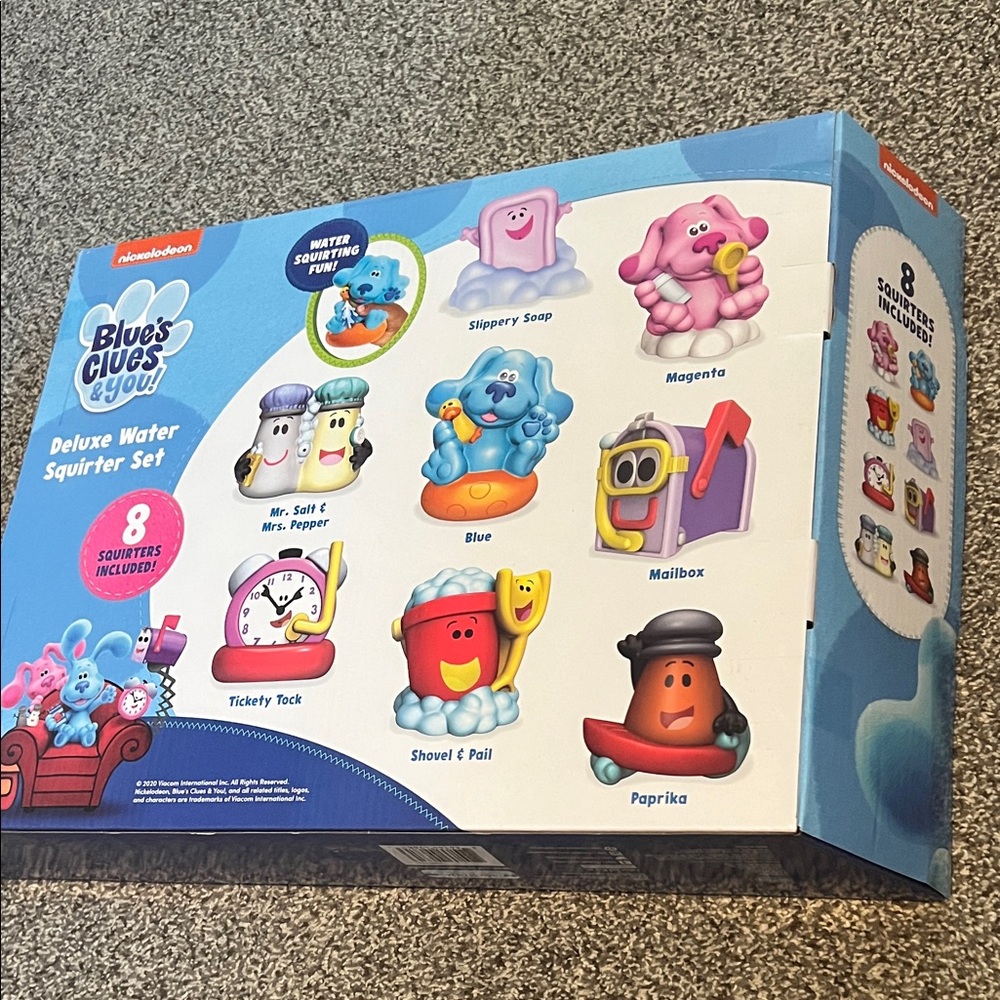 BNWT Nickelodeon Blue’s Clues & You! Deluxe Water Squirter Set w/8 squirters! - Picture 5 of 5